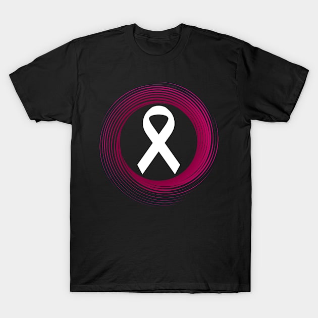 Cancer Support T-Shirt by blackshopy